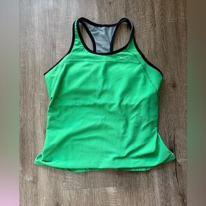 Nike Women’s Green Dri-Fit Racer Back Tank Top - Size Large